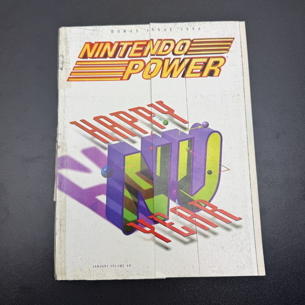 Nintendo Power Magazine Bonus Issue 1996 January Volume 80 Happy New Year
